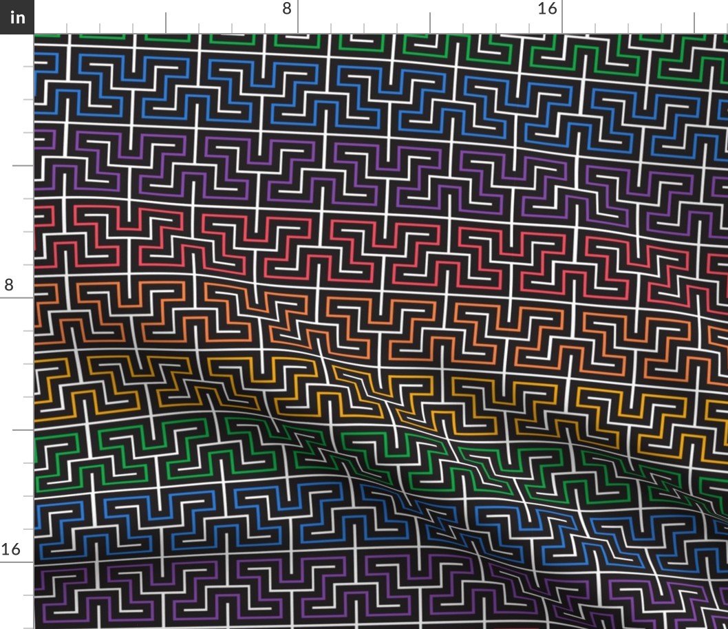 Snake Pattern - Rainbow