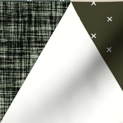 emma's triangle wholecloth // stripes