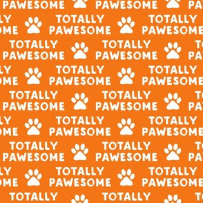 totally pawesome -  orange