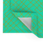 Copper Lines Turquoise Tile