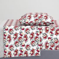 Red Berry Holly Christmas Florals