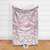 Pink marble, marbled watercolor stone texture