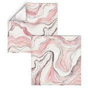 Rose marble, marbled watercolor stone texture