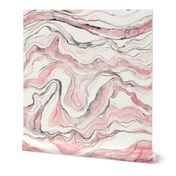 Rose marble, marbled watercolor stone texture