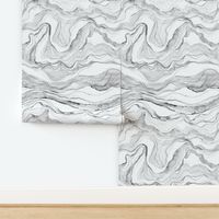 Grey marble, watercolor marbled stone texture