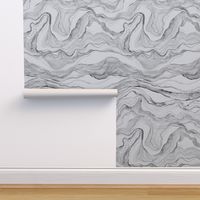 Grey marble, watercolor marbled stone texture
