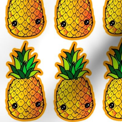 Cut and Sew Pineapple Ornaments