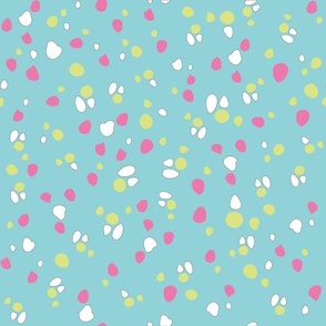 Pink and green dots 