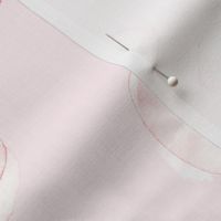 9" Blush hand drawn watercolor dots on blush pink - Mix & Match