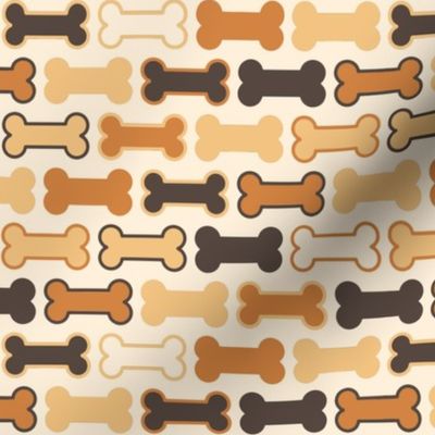 Dog Bones - Neutral Brown Colors