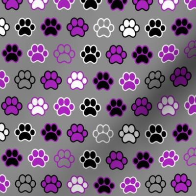 Paws - Purple and Black