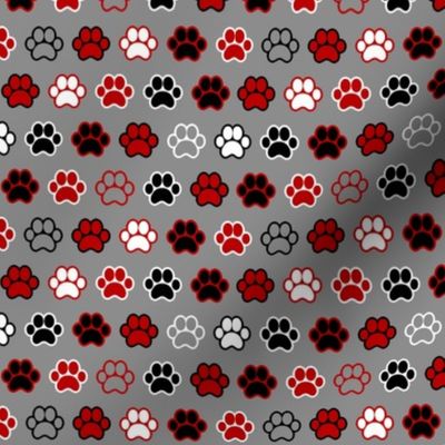 Paws - Red and Black