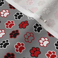 Paws - Red and Black
