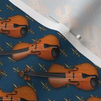 Violins with Fleur de Lis