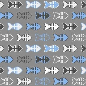 Fish - Blue and Grey
