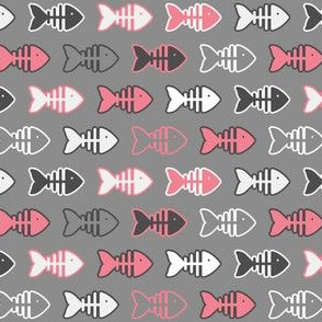 Fish - Pink and Gray