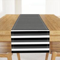 Stripes - Black White Gray