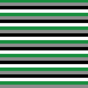 Stripes - Green and Black