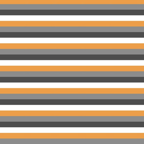 Stripes - Orange and Grey