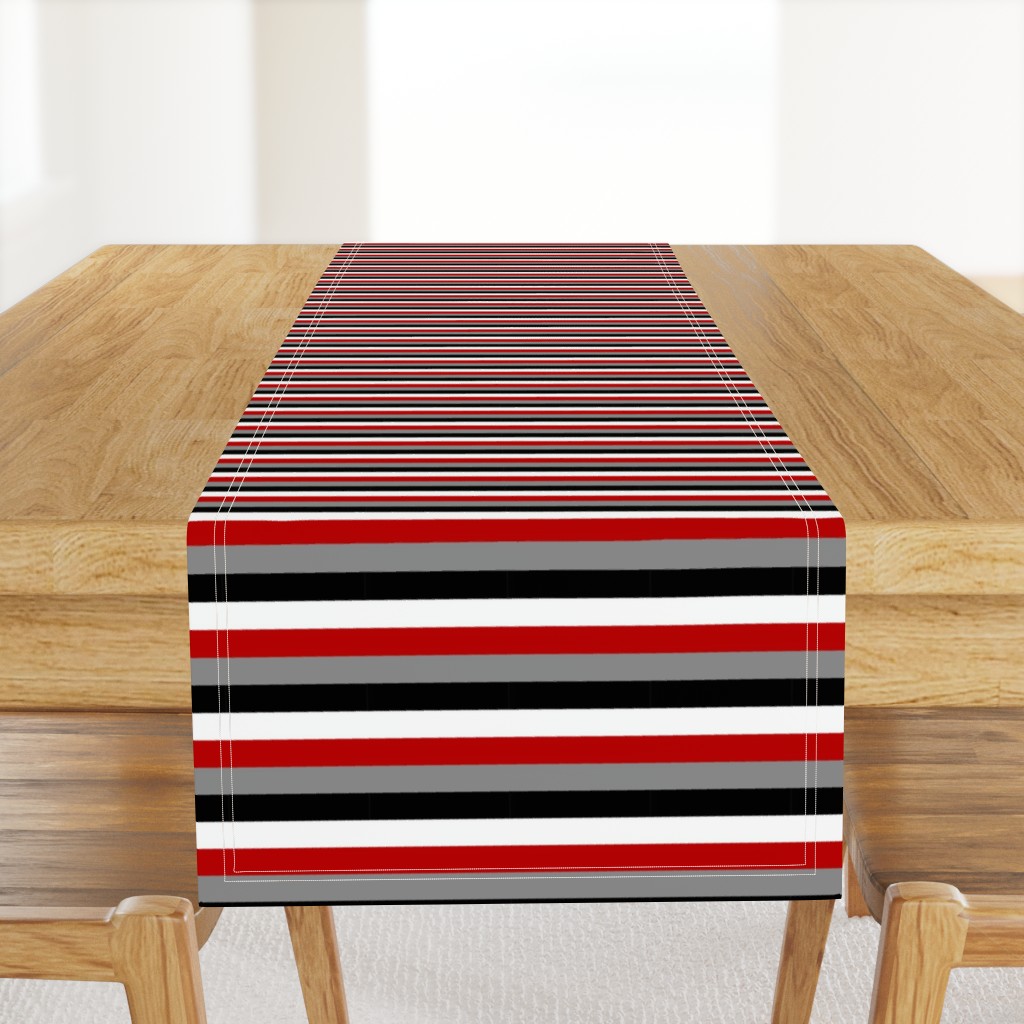 Stripes - Red and Black