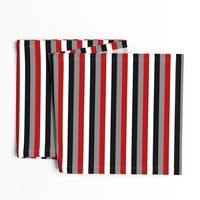 Stripes - Red and Black