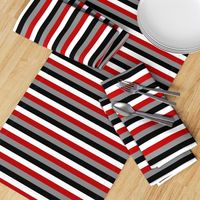 Stripes - Red and Black