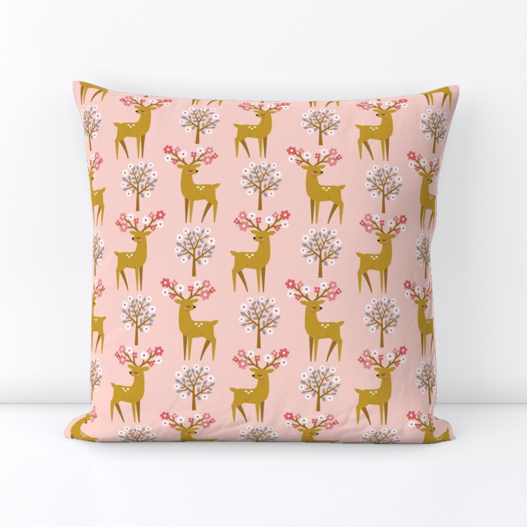 spring deer - blush