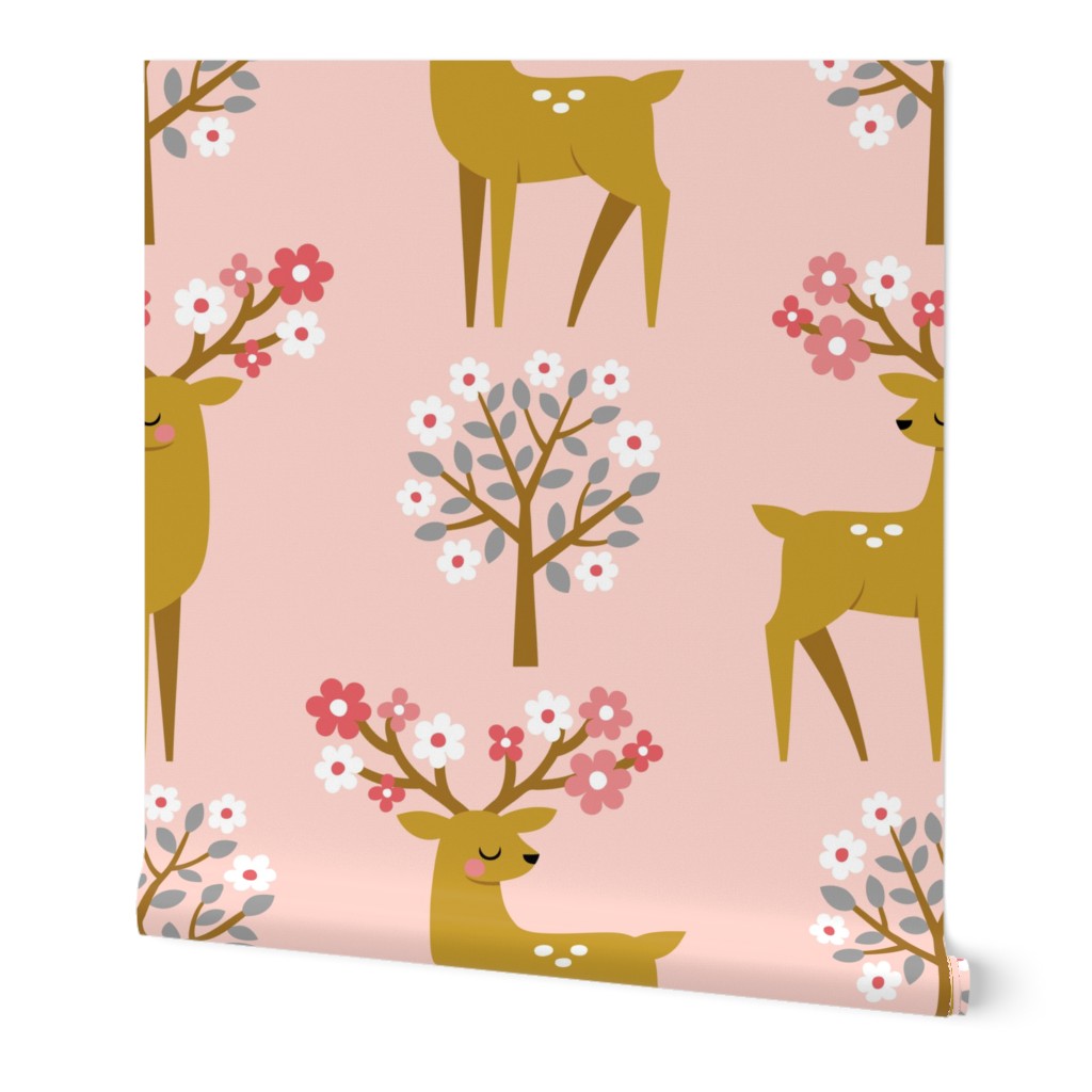 spring deer - blush