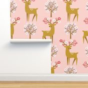 spring deer - blush