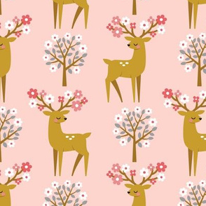 spring deer - blush