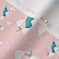 Narwhal Pink small size 2 in