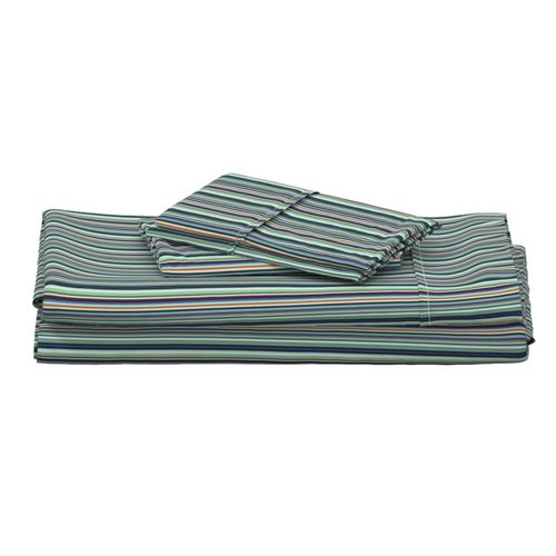 18-03n Blue Green Pinstripe