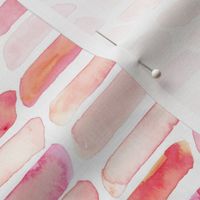 18-03b Vibrant Nautical Peach Blush Pink Coral Bars Watercolor Abstract Geometric _ Miss Chiff Designs 