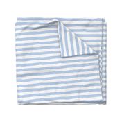 14" Blue and white hand drawn nordic summer stripes fabric,blue and white fabric