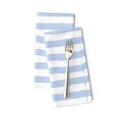 14" Blue and white hand drawn nordic summer stripes fabric,blue and white fabric