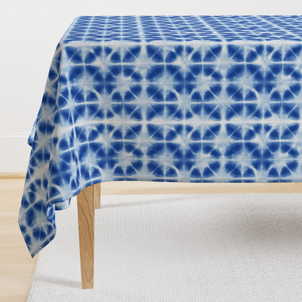 Shibori Itajime I blue cobalt