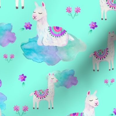 Lazy Llamas Clouded Mint