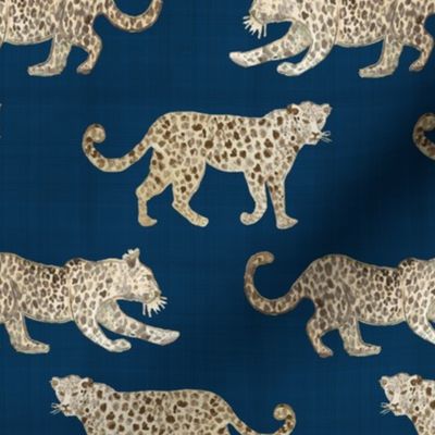Leopard Parade Blue