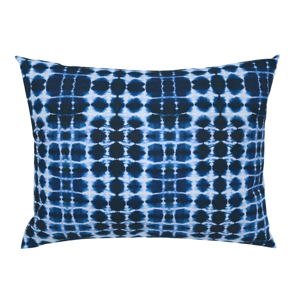 Blue shibori