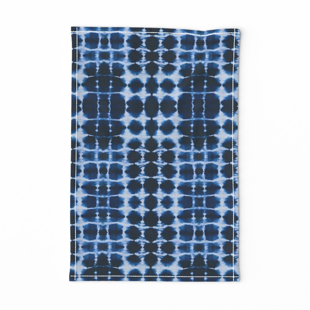 Blue shibori