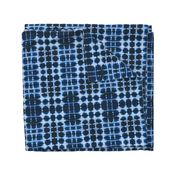 Blue shibori