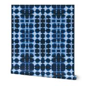 Blue shibori