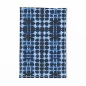 Blue shibori