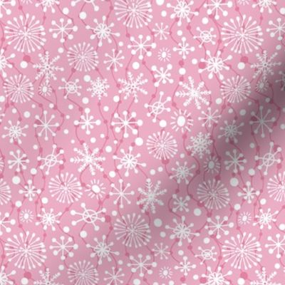 Festive Snowflakes-Pink