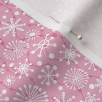 Festive Snowflakes-Pink