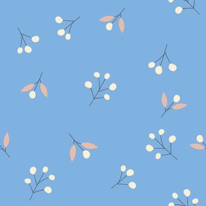 Wild Berries on Blue |  Collection by Sarah Price