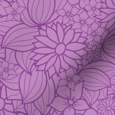 Purple Floral Pattern