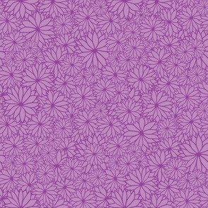 Purple Floral Repeat Pattern