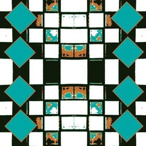 Rustic Tile-Turquoise