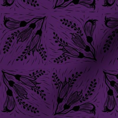 Kowhai black purple